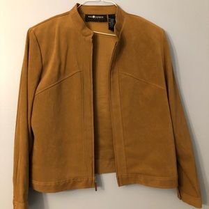 Caramel Tan Suede Jacket
